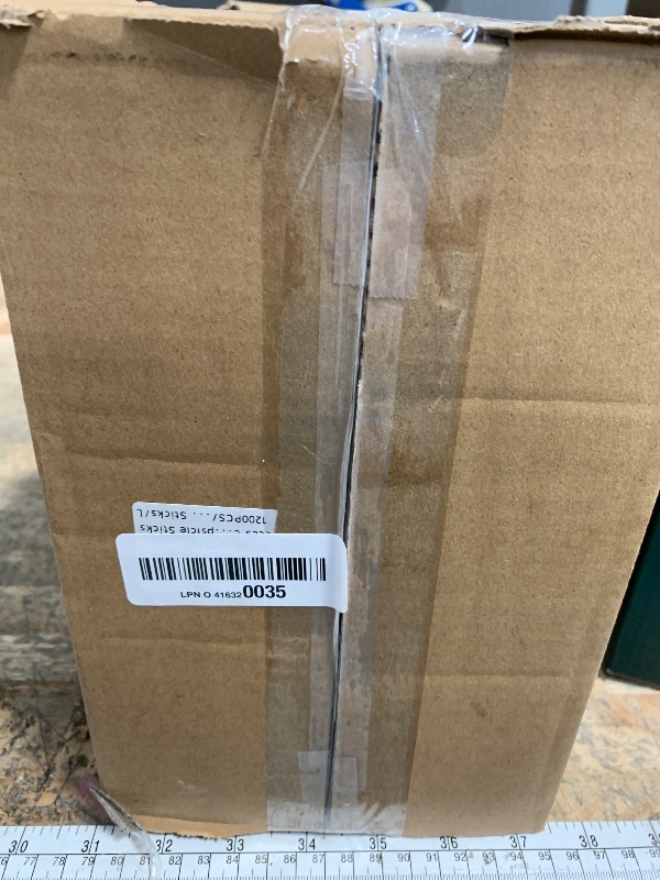 Photo 1 of 1200 Pieces Large Wooden Wax Sticks, 6-Inch Wood Waxing Sticks Wax Spatulas Applicator, Wood Craft Sticks for Body Hair Removal, Tongue Depressors, Popsicle Sticks