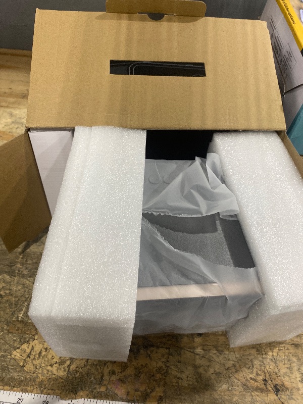 Photo 1 of ***FOR PARTS ONLY/NON-FUNCTIONAL DAMAGED DISPLAY** Projector with WiFi and Bluetooth: [Auto Focus/Keystone] - NICPOW Full HD 1080P 4K Supported Portable Bluetooth Projector for Gaming Devices and Phones - Ideal for Indoor Outdoor Use - Grey