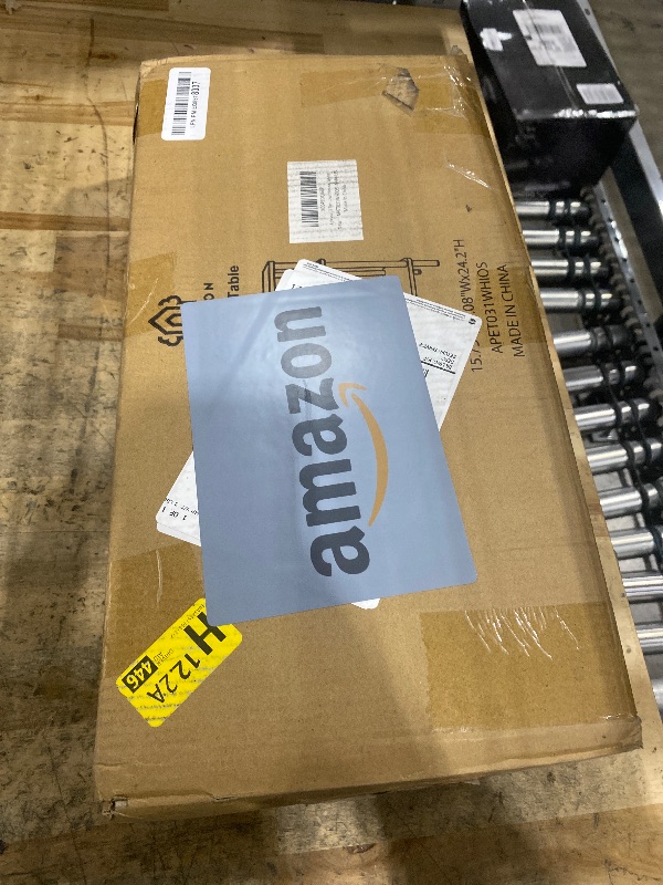 Photo 1 of **MISSING ASSEMBLY PIECES** Apicizon Small Narrow Side Table, 3-Tier Skinny End Table with Storage Shelf, Slim Nightstand Bedside Table for Small Spaces, Living Room, Bderoom, White