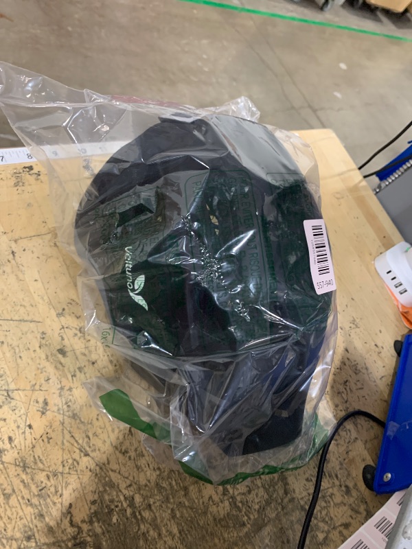 Photo 1 of **LIGHT DOES NOT WORK**Veltuno Bike Helmet for Adults, Lightweight Mountain Bicycle Helmet with USB Rechargeable LED Rear Light, Removable Sun Visor for Women, Men, Suitable for Cycling and Commuting (Black, Medium)