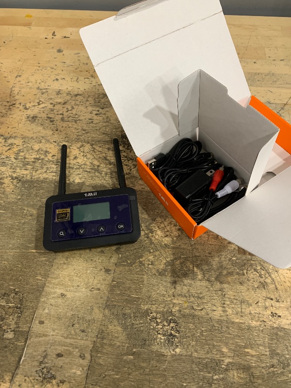 Photo 1 of 1Mii B03Pro+ Bluetooth 5.3 Transmitter Receiver Certified LDAC for TV Home Stereo, Long Range Bluetooth Extender Wireless Audio Adapter with Screen, Optical RCA AUX 3.5mm Outputs/Inputs