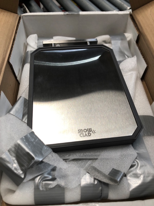 Photo 1 of (used)(see images) SNOWCLAD Stainless Steel Cutting Board,Double Sided Steel Cutting Board Set for kitchen,Stainless Steel