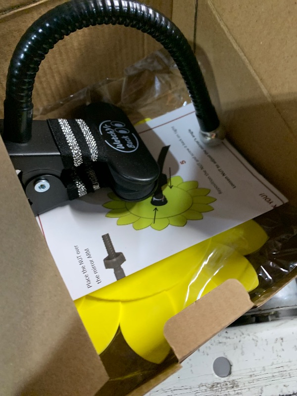 Photo 1 of ***MISSING ITEMS*** WatchYrBack Clip-On Convex Desk and Cubicle Mirror to See Behind You. Yellow Sun Flower Design. Wide Angle View Clear Reflection. Real Glass Mirror. Clip to Monitor and Anywhere up to 2" Thick