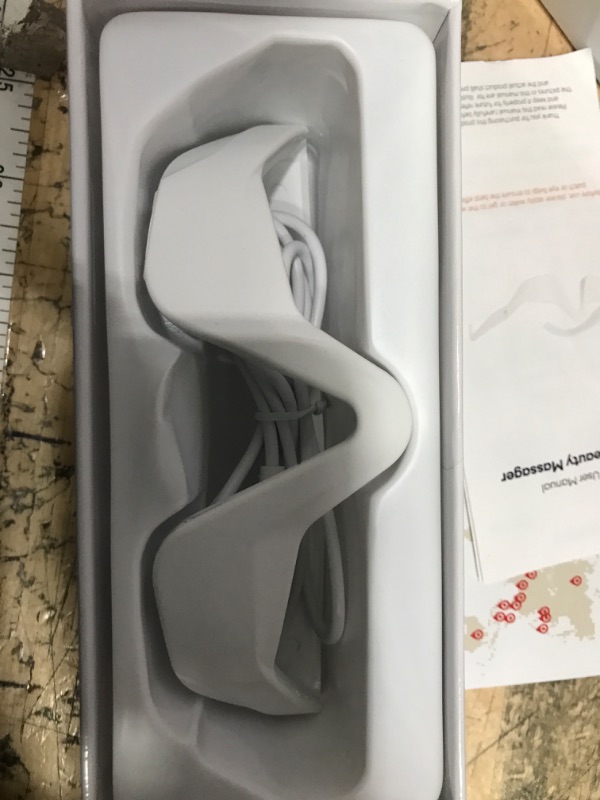 Photo 1 of **POSSIBLY FOR PARTS/UNTESTED** Under-Eye Red Light Therapy Device with Microcurren, 3D Contour Eye Massager for Dark Circles, Eye Bags & Wrinkles, Rechargeable Under Eye Treatment Device for Puffiness and Fine Lines