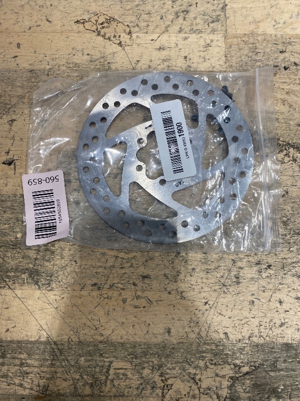 Photo 1 of 140mm Bike Disc Brake Rotor with 6 Bolts, 6 Hole Stainless Steel Bicycle Brake Rotor Bike Replacement for Road Bike Mountain Bike Electric Scooter BMX MTB