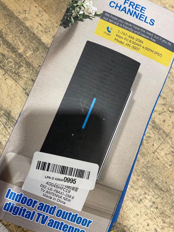 Photo 1 of 2025 Strongest Digital Antenna for Smart TV Indoor with Amplifier, 360° Long Range Reception HD Local Channels -38FT Coax Cable -Supports 8K, 4K, 1080P for Smart/Old TVs