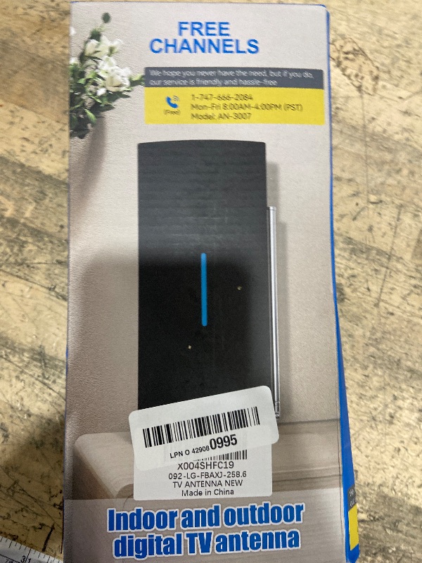 Photo 1 of 2025 Strongest Digital Antenna for Smart TV Indoor with Amplifier, 360° Long Range Reception HD Local Channels -38FT Coax Cable -Supports 8K, 4K, 1080P for Smart/Old TVs