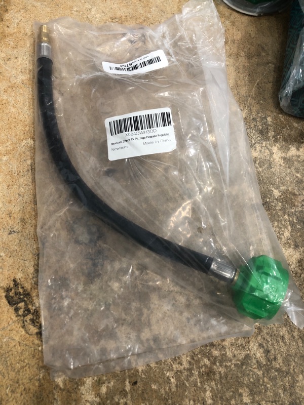 Photo 1 of [1/4" Inverted Male Flare] BlueStars 12" inch Pigtail Propane Hose Connector, Connects QCC1 with Acme Nut - For 2-Stage Auto Changeover Regulator, Connects Propane Cylinder to RV Van Trailer Tank