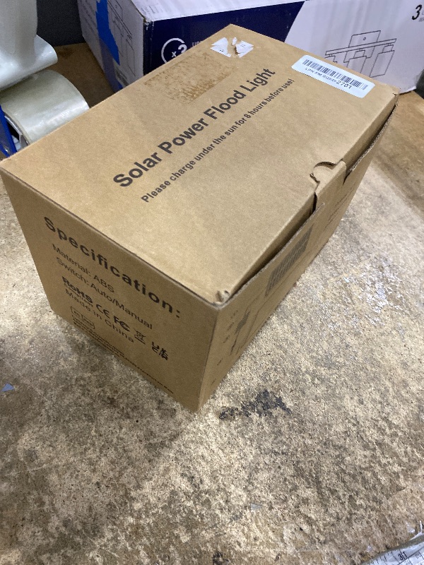 Photo 1 of **UNKNOWN MISSING PARTS/DAMAGES** Gusicil Outdoor Solar Lights, Split Solar Motion Sensor Outdoor Lights with Remote Control, IP65 Waterproof Solar Lights, 172LED 3Modes Solar Flood Lights for Yard,Patio,Garden,Garage, 4 Pack