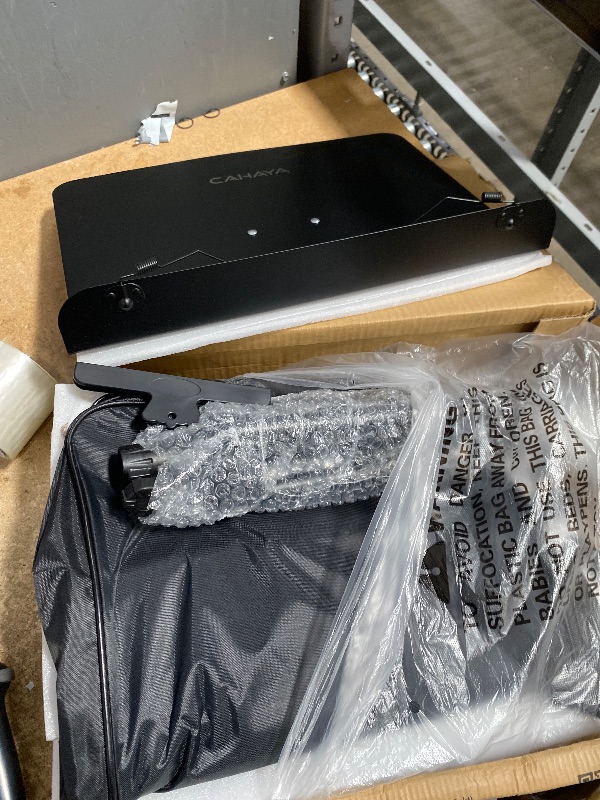 Photo 1 of **PARTIAL SET MISSING ASSEMBLY PIECES** CAHAYA Music Stand for Sheet Music - Dual-use Converts to Desktop Stand Portable& Foldable 31.4-57in Height Adjustable Sturdy Tray Holds Thick Books or Tablets 5 in 1 Package with Carrying Bag Sheet Music Folder