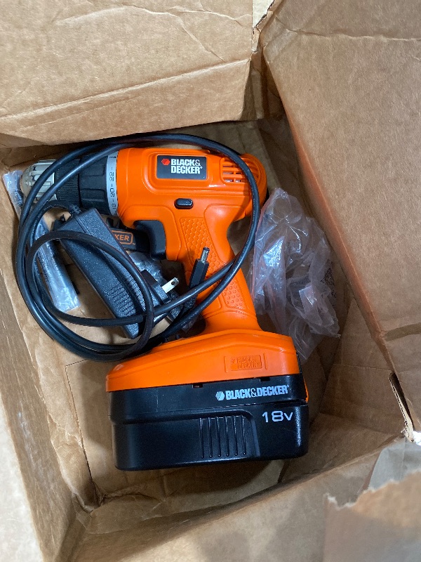 Photo 1 of **PARTS ONLY**
BLACK+DECKER 20V MAX POWERCONNECT Power Drill Cordless Drill Driver Electric Screwdriver with 30 Piece Bit Set and Drivers Kit, Battery and Charger Included (LD120VA)