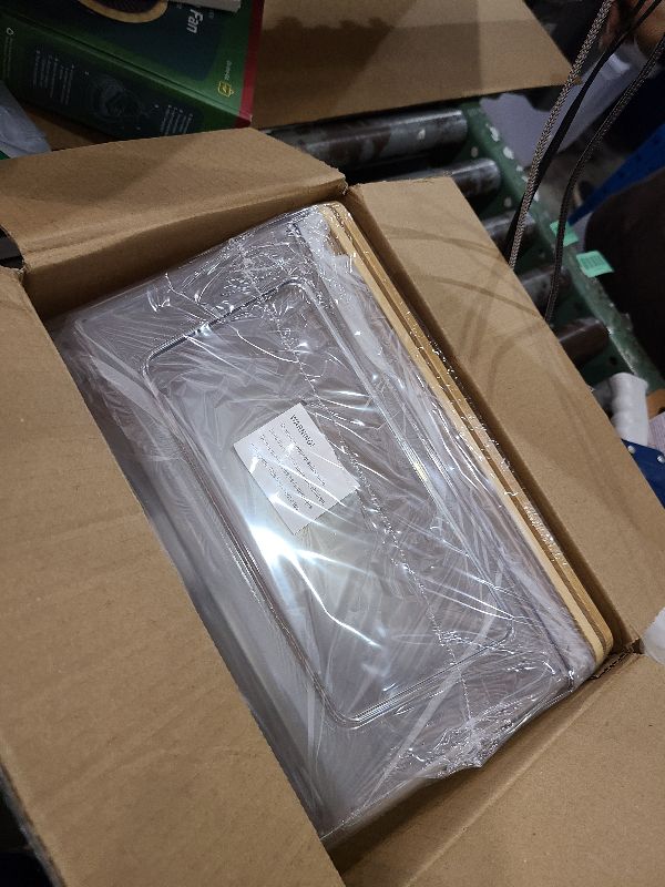 Photo 1 of 2 Pack Trash Bag Holder with Bamboo Lid, Stackable Trashbag Dispenser, Extra Large Garbage Bag Holder for Kitchen Laundry Room Under Sink Organization and Storage