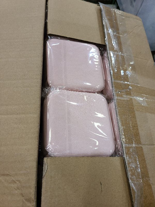 Photo 1 of 24 Pcs Travel Jewelry Box Exquisite Travel Jewelry Case Portable Jewellery Storage Holder Organizer Box Small Jewelry Organizer for Rings Earrings Necklaces Pendants Bracelets Watches