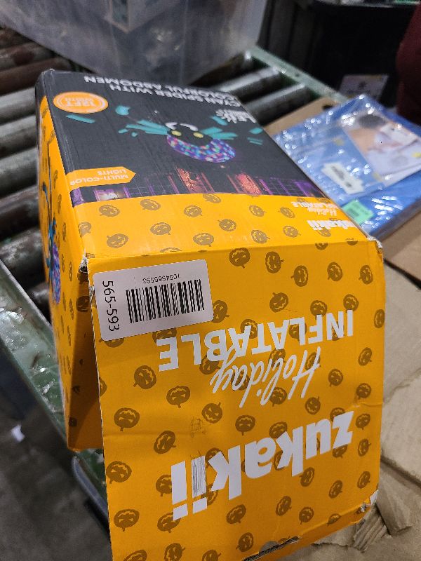 Photo 1 of 12Ft Giant Halloween Inflatables Spider Built-in 7-Color-Shifting Eyes & 3-Effect-Flashing Belly, Large Halloween Decorations Outdoor Huge Blow Up Yard Decorations Blowups for Holiday- 1PCS?Cyan?