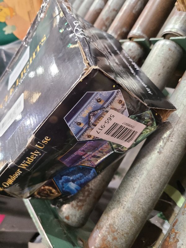 Photo 1 of 132ft Icicle Lights for Outside - 1280 LED Warm White Twinkle Lights with 240 Drops, 8 Modes Plug in Waterproof Timer Memory. Cannot be Extended. The Plug is in the Middle (66ft+66ft)