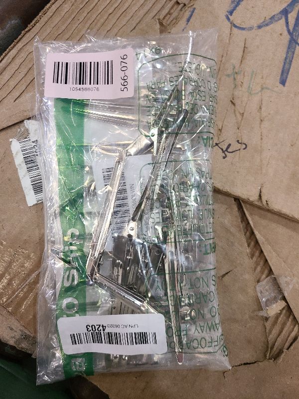 Photo 1 of 24 Packs Duck Bill Clips, Bantoye 3.5 Inches Rustproof Metal Alligator Curl Clips with Holes for Hair Styling, Hair Coloring, Silver