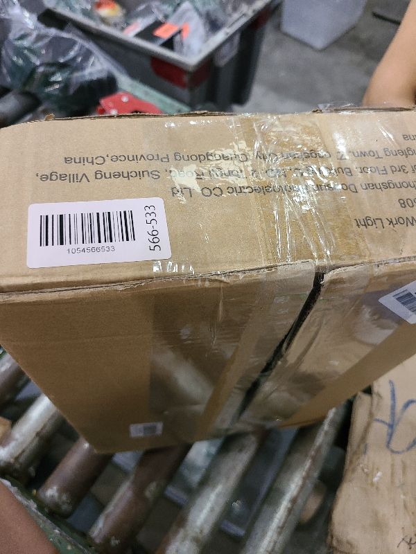 Photo 1 of 25000 Lumen Cordless LED Work Light with Stand, Portable Construction Light with Solar Panel -IP66 Waterproof Work Lamp with Tripod Stand for Job Site Workshop Garage Construction Site Lighting