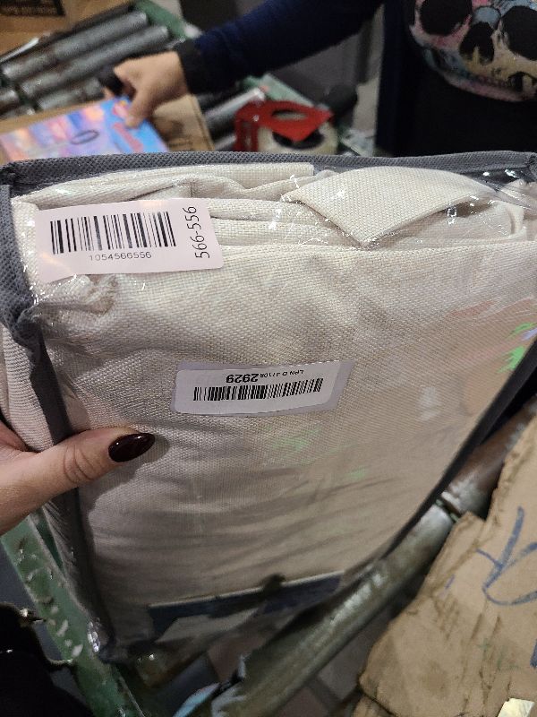 Photo 1 of 100% Blackout Shield Linen Blackout Curtains for Bedroom 96 Inches Long, Back Tab/Rod Pocket Living Room Drapes, Thermal Insulated Blackout Curtains 2 Panels Set, 50" W x 96" L,Cream