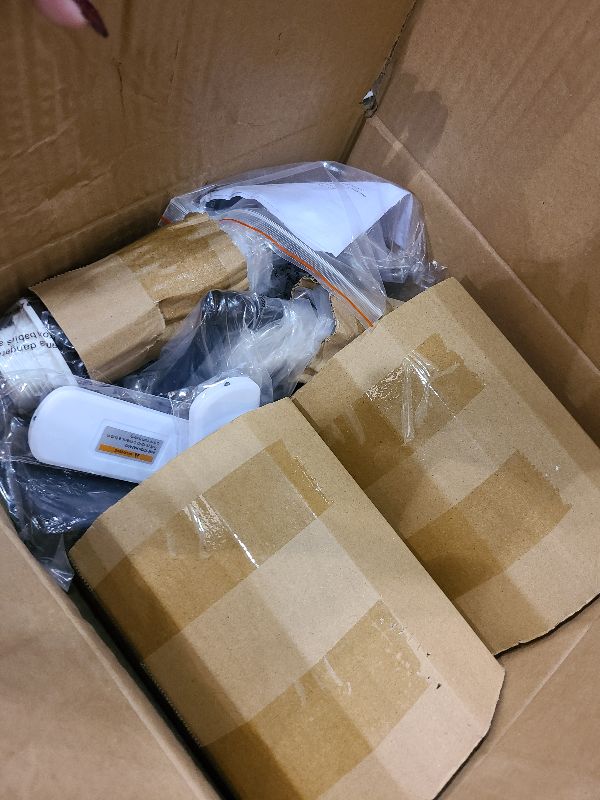 Photo 1 of 24.8 Inch Black Battery Operated Wall Sconces Set of 2, Rechargeable Wireless Wall Lights with Remote & White Fabric Shade, Indoor Not Hardwired Dimmable Wall Lamps for Bedroom, 2 Bulbs Included