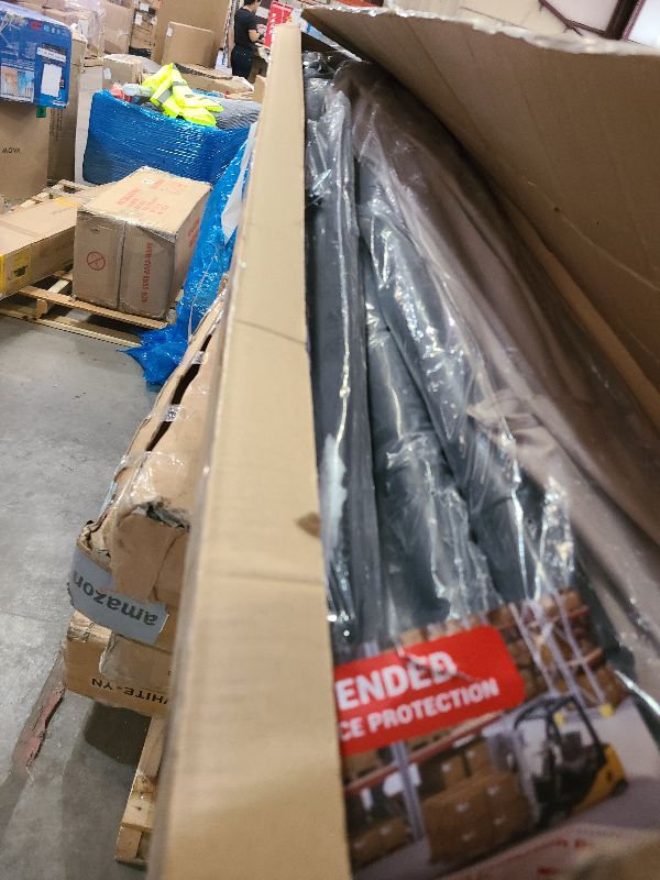 Photo 1 of 10FT Hanging Cantilever Umbrella, Offset Patio Umbrella Outdoor Sun Shade with Easy Tilt Adjustment, 8 Ribs, UV Protection for Backyard, Lawn, Garden and Pool