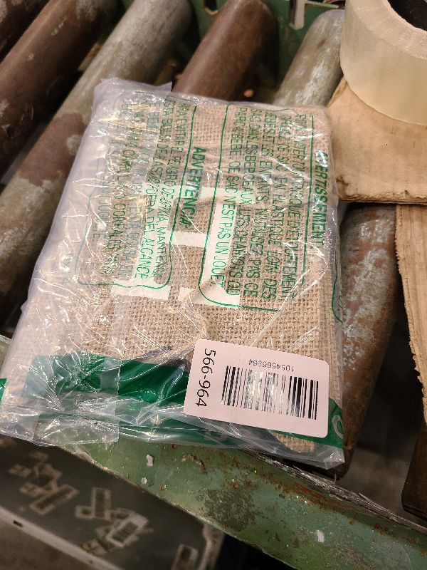 Photo 1 of 1st Birthday Party Decoration First Birthday Banner Rustic Happy 1st Burlap Banner One High Chair One Sign for Baby Girl Boy First Nursery Supplies, White Alphabet