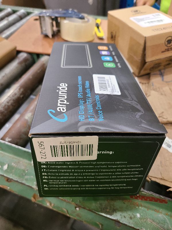 Photo 1 of 2025 Carpuride Wireless Carplay & Android Auto with Dash Cam - 10.26 Inch HD IPS Touch Car Play Screen for Car, 4K Front & 1080P Rear Camera, Loop Recording, Bluetooth Audio, Mirror Link, GPS, Siri