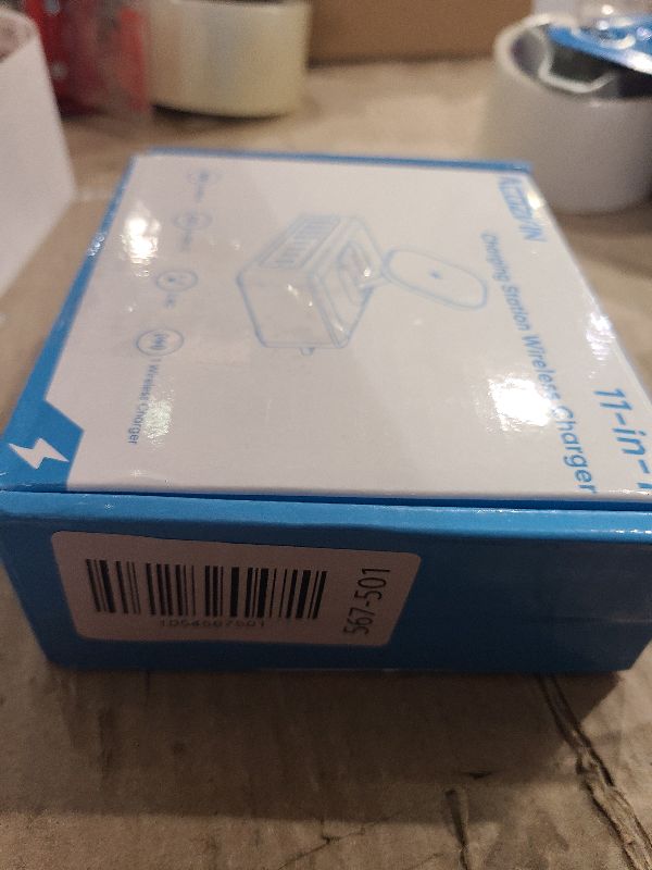 Photo 1 of 11-in-1 Charging Station USB-C Power Strip, 115W USB C Charger Block, 2AC Outlets 8USB Ports(4USB-C) Surge Protector, 5FT Flat Plug Extension Cord, PD65W Desktop Fast Charging for Home Office, White