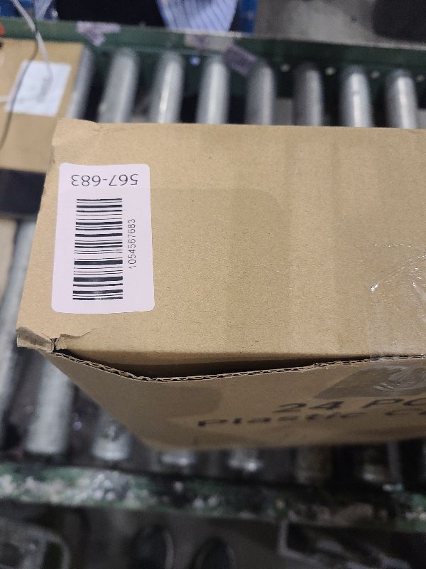 Photo 1 of 24 Pcs Unbreakable Plastic Cups Set, 20 oz Reusable Plastic Cups, Stackable Water Tumblers, Drinking Cup for Kitchen, Outdoor, BPA-free, Dishwasher Refrigerator and Microwave Safe (20 oz, 6 Colors)