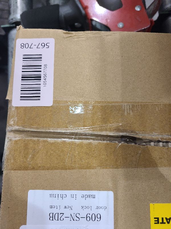 Photo 1 of 2 Set All Keyed Same Entry Door Knobs and Single Cylinder Deadbolt Combo Set for Entrance and Front Door, Keyed Alike Exterior Door Lock Set with Keys, Satin Nickel Deadbolt Lock and Door Knob Set