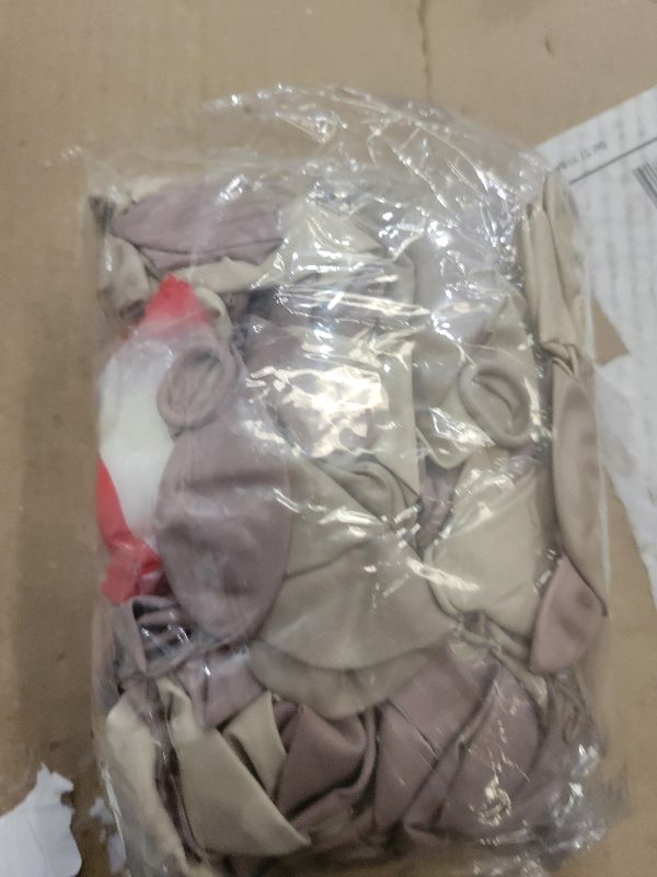 Photo 1 of 142Pcs Sand White Neutral Pink Balloon Garland Arch Kit, Nude Blush Dusty Pink Balloons for Retro Boho Wedding Baby Shower Bridal Shower Gender Reveal Anniversary Engagements Birthday Party Decoration