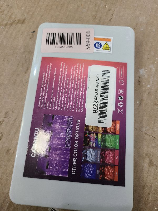 Photo 1 of 12 Pack Fairy Lights Battery Operated String Light?7FT 20LED Waterproof Silver Wire Christmas Lights Outdoor,Firefly Mini Light for Bedroom Party Birthday Wedding Indoor Decorations Home Decor