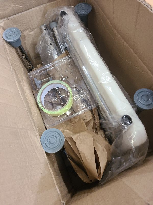 Photo 1 of 2 Step Stool with Handle for Elderly, Non-Slip Bedside Steps with Adjustable Handrail (450 lbs Capacity)