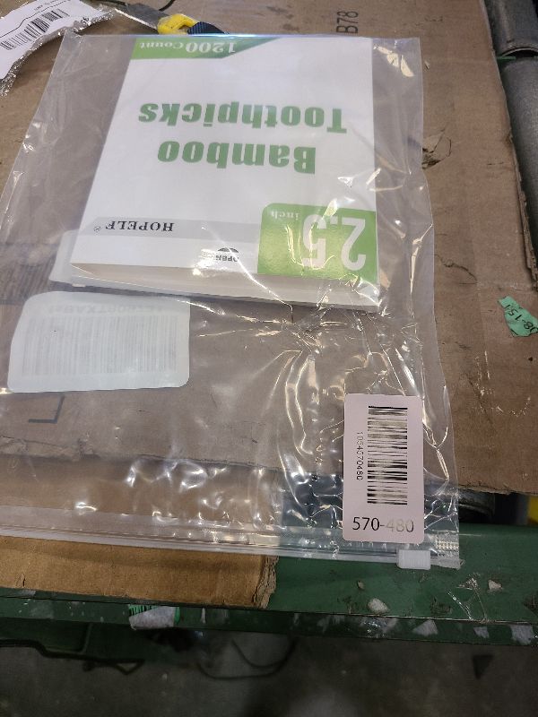 Photo 1 of 1200 Count Bamboo Toothpicks for Teeth Cleaning, Appetizer, Olive, Barbecue, Fruit, Double-Points Wooden Toothpick.