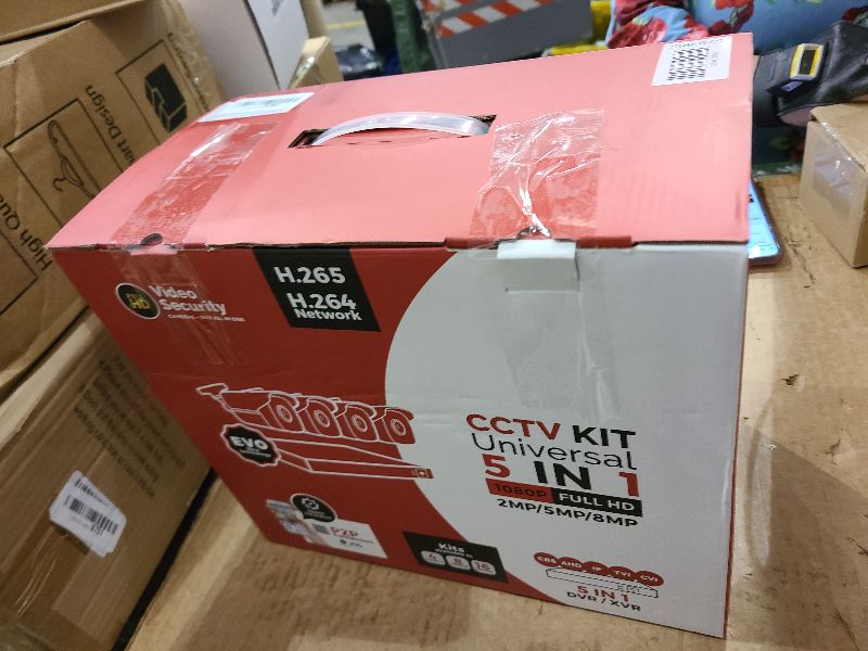 Photo 1 of 1080P Wired Security Camera System, AIWIXEN 8CH CCTV Surveillance DVR with 1TB Hard Drive, 4 x Home 5MP Wired Security Cameras Outdoor with Human Vehicle Detection, IP68 Waterproof, Remote Access