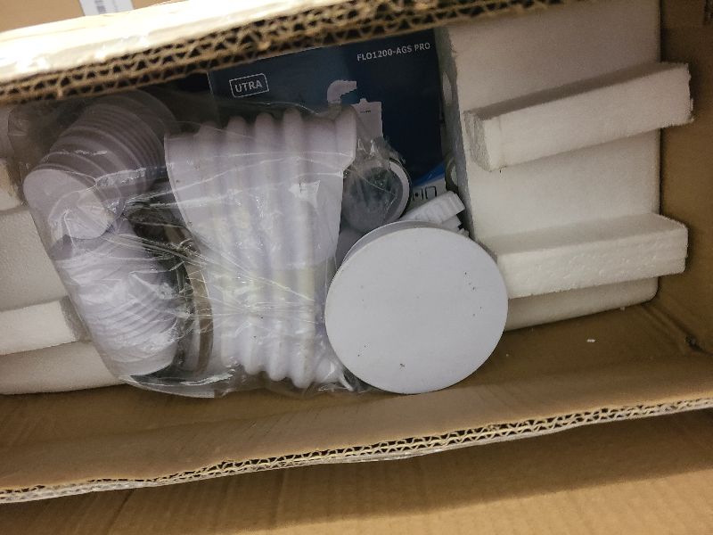 Photo 1 of 1500W Macerator Pump with Grinding Blade Toilet Pump Utility Sink Pump Upflush to 32.8FT 2800GPH Macerating Toilet System with 4 Water Inlets 2 Outlets for Toilet Sink Shower Laundry Kitchen Basement