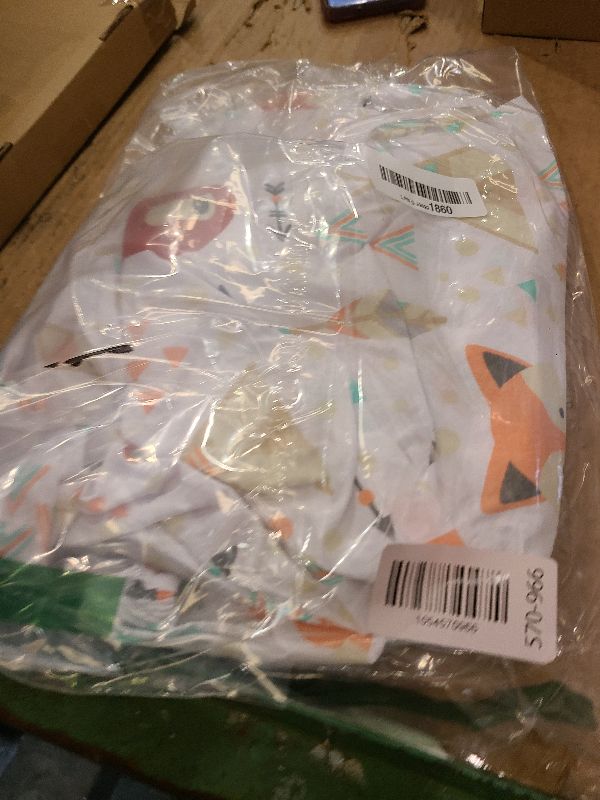 Photo 1 of 100% Cotton Fitted Crib Sheet by ADDISON BELLE - Premium Baby Bedding - Soft, Breathable & Durable (Fox+Bear)