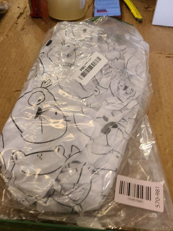 Photo 1 of 100% Cotton Fitted Crib Sheet - Premium Baby Bedding - Soft, Breathable & Durable - Monochrome Animals Print