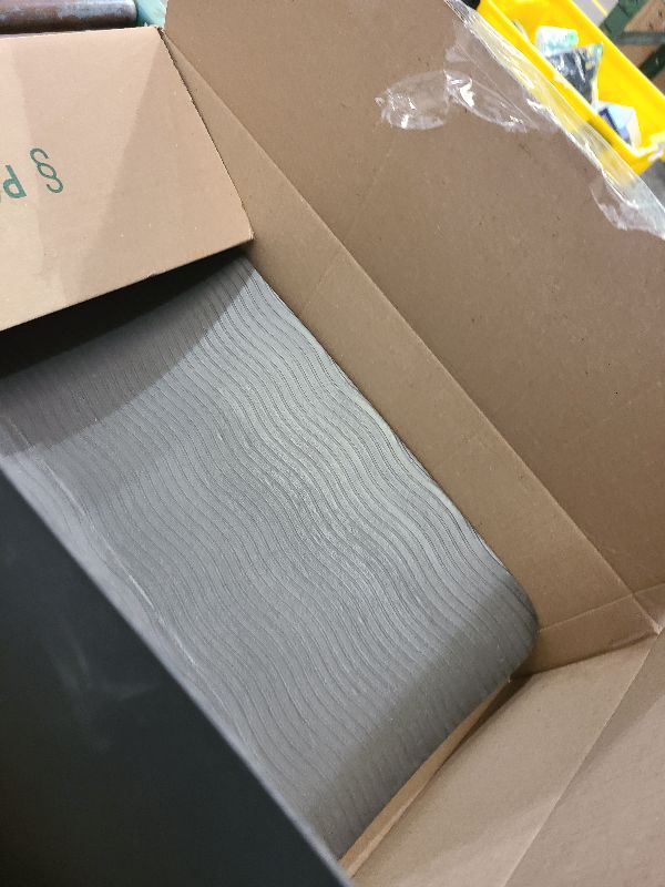 Photo 1 of 1" Extra Thick Anti Fatigue Floor Mat,Kitchen Mat, Standing Desk Mat – Comfort at Home, Office, Garage - Advanced PU Foam (Black, 30" L x 20" W)