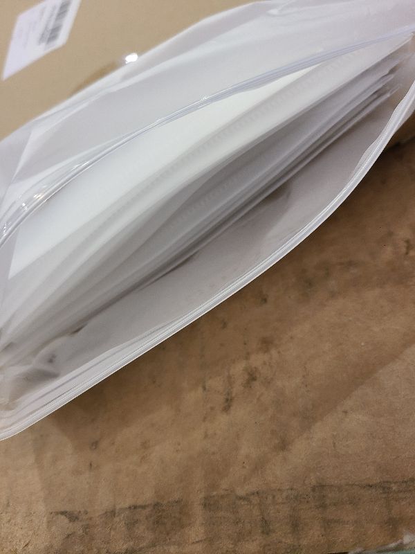 Photo 1 of 24 Pack A5 Plastic Envelopes - Agoer Clear Plastic Poly Envelope with Button Snap Closure, Clear Plastic Folders for Documents, Plastic File Bag Filing Envelopes for School Work Office Organization