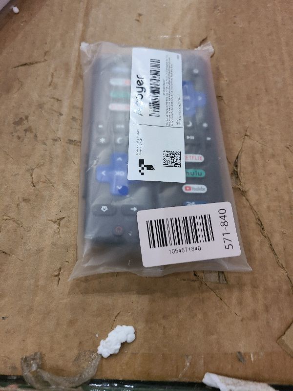 Photo 1 of (Pack of 2) Replacement Remote Control Only for Roku TV, Compatible for TCL Roku/Hisense Roku/Onn Roku/Sharp Roku/Element Roku/Westinghouse Roku/Philips Roku Smart TVs (Not for Roku Stick and Box)