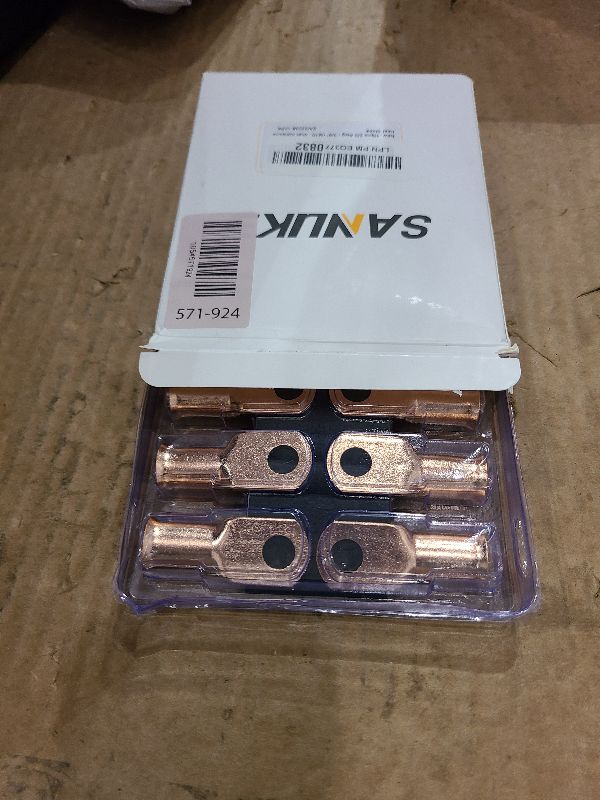 Photo 1 of 10pcs 2/0 Awg - 3/8" (M10) Sanuke Wire Lugs Ring Terminal Connectors Ends, Heavy Duty Wire Connectors, Battery Cable Lug Wire Electrical Eyelets with 3:1 Dual Wall Adhesive Heat Shrink