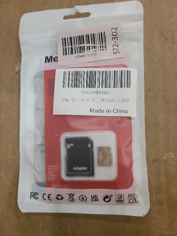 Photo 1 of 2 Pack TF Card 128GB with Adapter, High Speed Memory Card, UHS-I C10 A1 Memory TF Card for Tablet/Mobile Phone/Camera/Car Audio/Game Console (TF162 Red Gold 128GB)