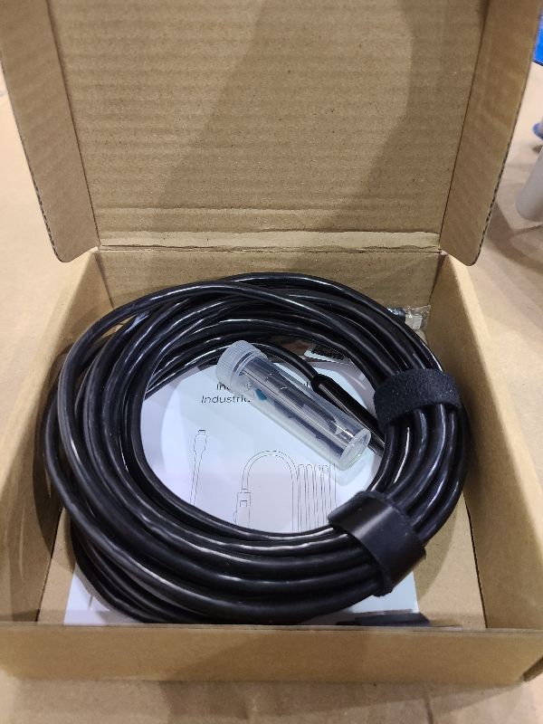 Photo 1 of [Dual-Lens] Endoscope Camera with Light, 1920P HD Borescope with 8+1 Adjustable LED Lights, IP67 Waterproof 16.5FT Semi-Rigid Snake Cord Inspection Camera for iPhone, iPad and Android Phone (Type C)