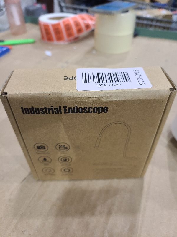 Photo 1 of [Dual-Lens] Endoscope Camera with Light, 1920P HD Borescope with 8+1 Adjustable LED Lights, IP67 Waterproof 16.5FT Semi-Rigid Snake Cord Inspection Camera for iPhone, iPad and Android Phone (Type C)