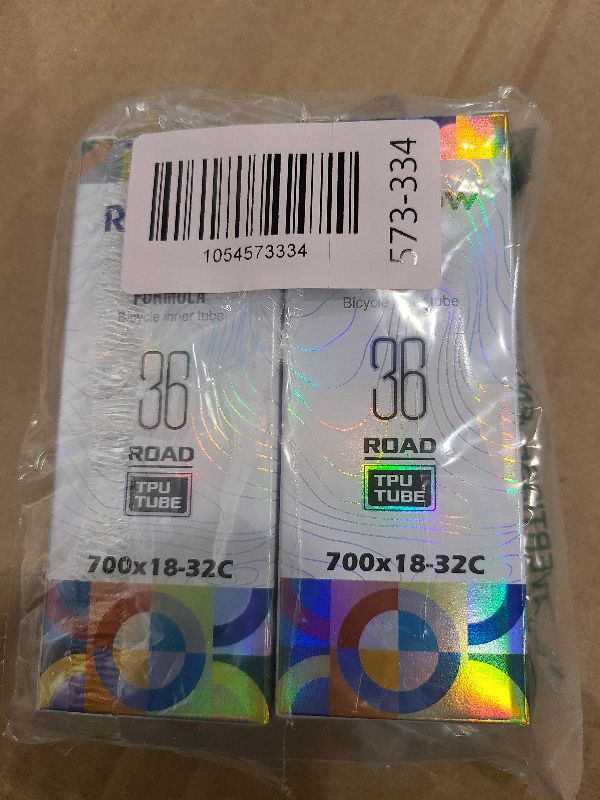 Photo 1 of 2 Pack Ridenow TPU Tubes 700x 18-32C/32-47C with Metal Presta Valve, Removable Valve Core