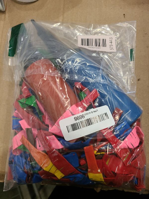 Photo 1 of 100pcs Rocket Balloons with Two Air Pump Colorful Giant Rocket Balloons for Parties