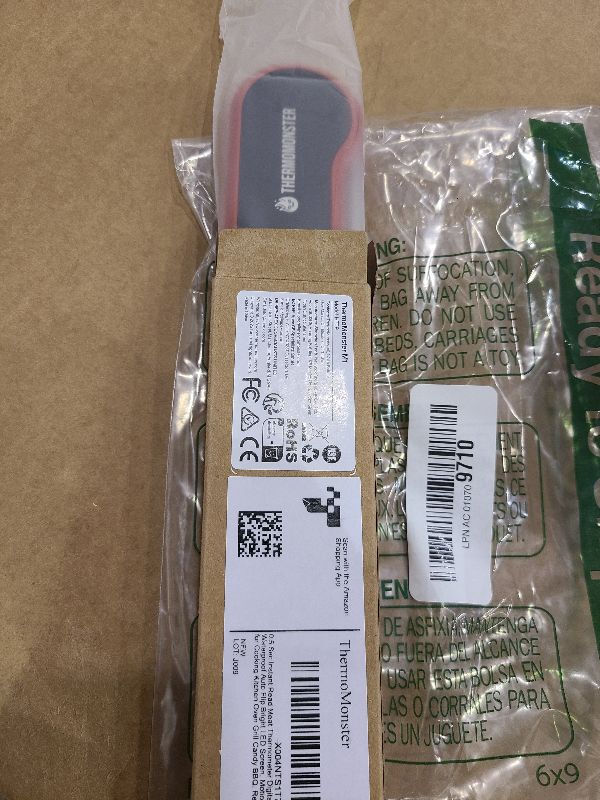 Photo 1 of 0.5 Sec Instant Read Meat Thermometer Digital with ±0.5? Precision, Food Thermometer for Cooking Kitchen Gadgets, Oven Grill Candy BBQ Essentials Accessories, Gifts for Him Dad Men Birthday, Red