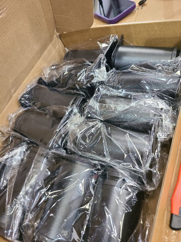 Photo 1 of 12 PCS 4 Inch Stainless Steel Furniture Leg Feets Adjustable Metal Cabinet Desk Leg, Black Round Metal Furniture Risers Coffee Table Replacement Legs Heavy Duty Sofa Legs TV Stand Dresser Legs