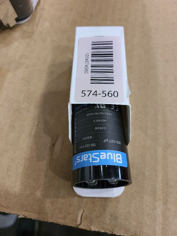 Photo 1 of [UL Listed] BlueStars 189-227 uF MFD 125 VAC Volts 50/60 Hz CBB60 Universal AC Round Start Capacitor Electric Replacement Parts - Lot -1 - Universal Fit for AC Motors Starting Pool Pump Well Pump