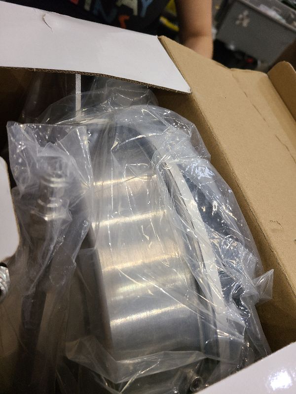 Photo 1 of 14" Pressure Washer Surface Cleaner with 4 Wheels, Stainless Steel Housing, 4000 PSI Max, 3 Connect Nozzles & 2 Extension Wands, Pressure Washer Surface Cleaner for Concrete, Patios, Sidewalks